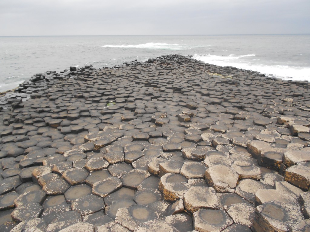 Giant's Causeway into the Sea