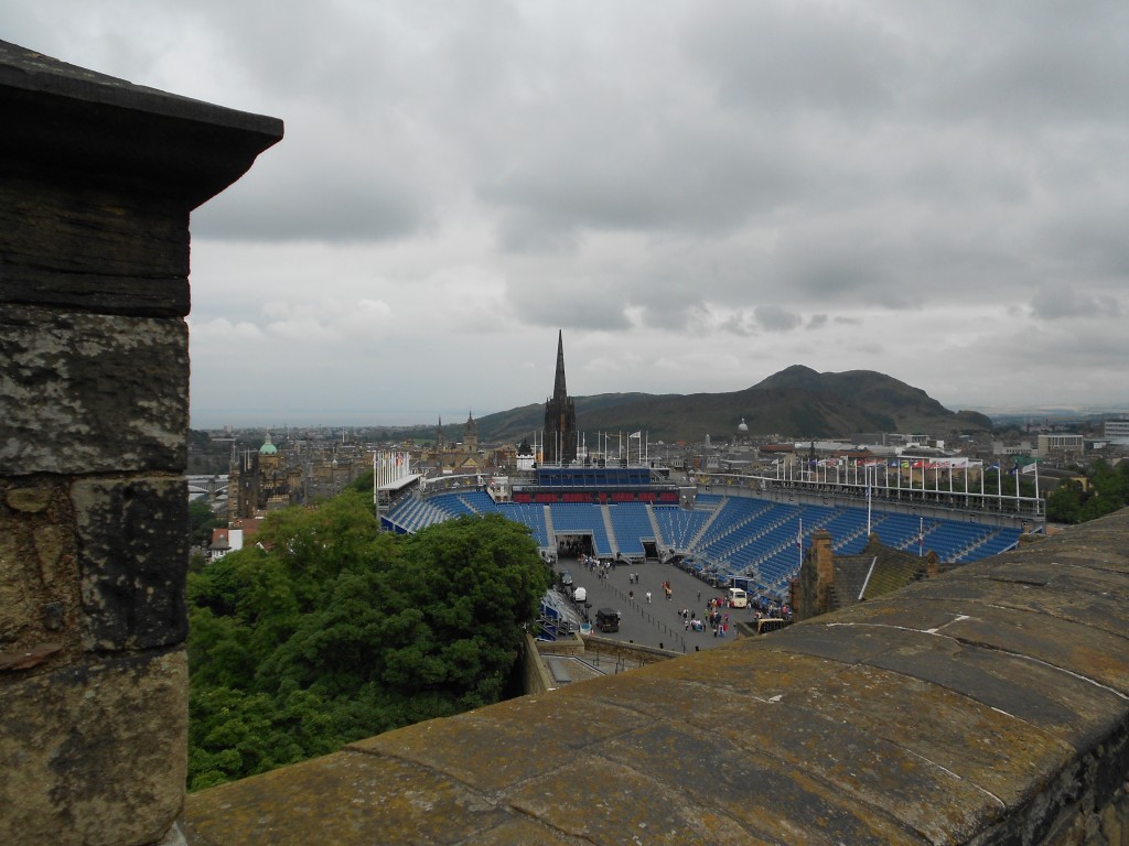 View onto Edinburgh