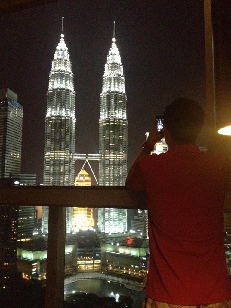 View of Petronas Towers from Skybar