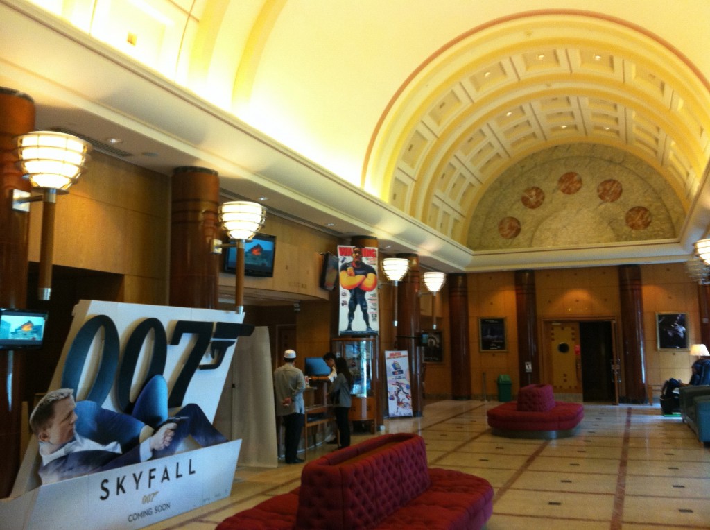 The hotel has its own cinema featuring the newest releases. It is open to the public and has the feel of an old classy theater.