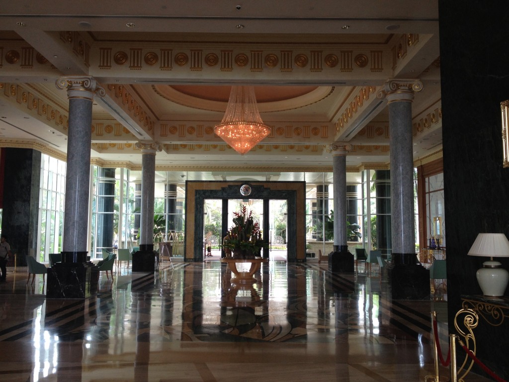 Lobby of the Empire Hotel.
