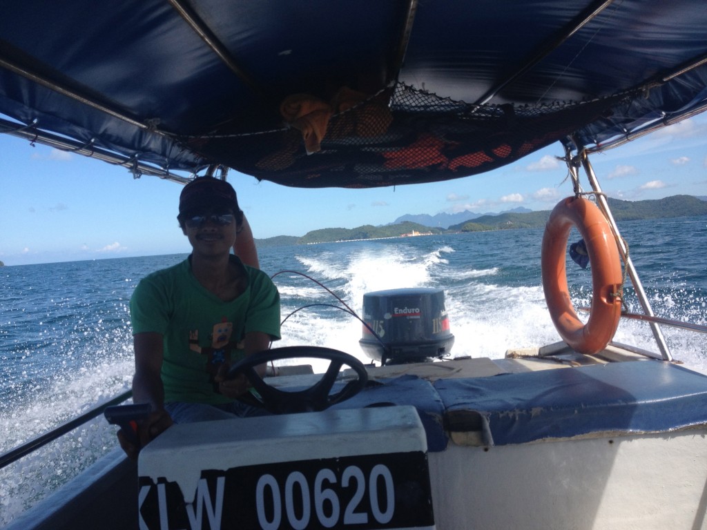 My driver was all smiles until we were lost at sea together...