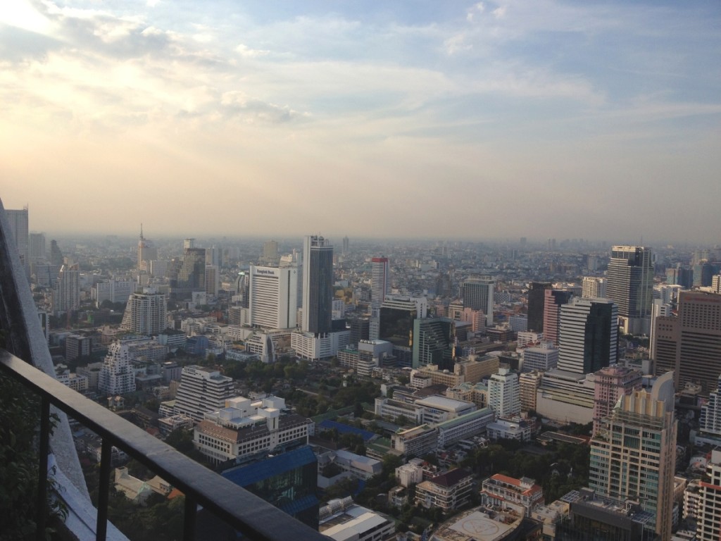 I've never seen Bangkok like this before! The view from the top of the Banyan Tree is a sight to behold. 
