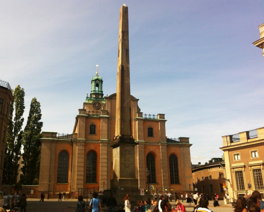 Stockholm Cathedral from Slottsbacken.