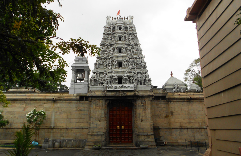 <strong>Shri Ponnambalawaneswaram Kovil</strong> a Hindu Temple with some impressive carvings and cows hanging out at the entrance. Avoid the annoying “guide” who really doesn’t work there. 