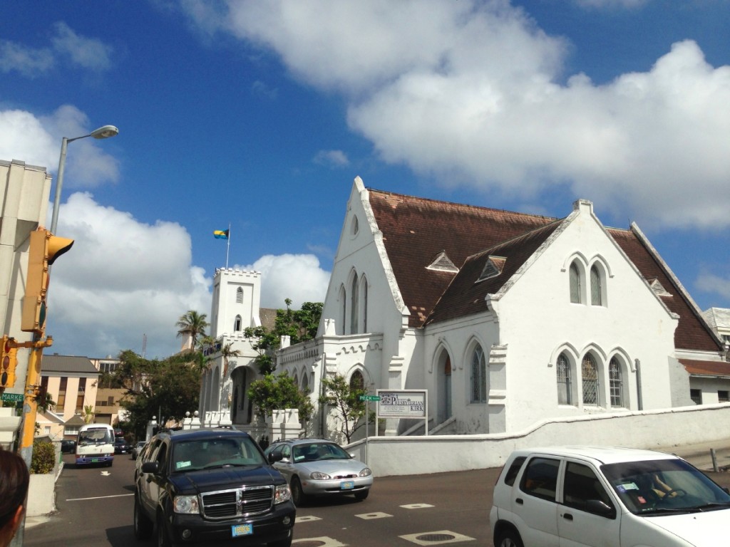 Churches in downtown Nassau.