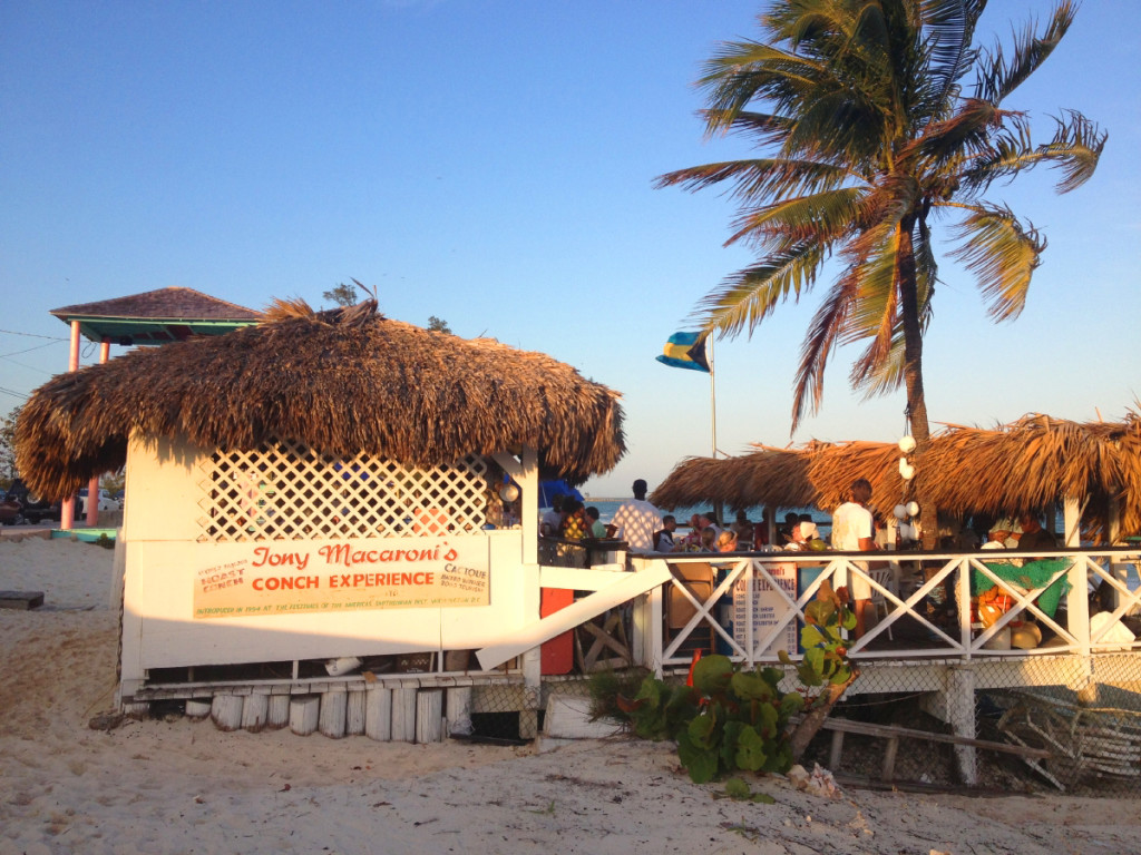 Tony Macaroni's Conch Experience is set right on the beach.