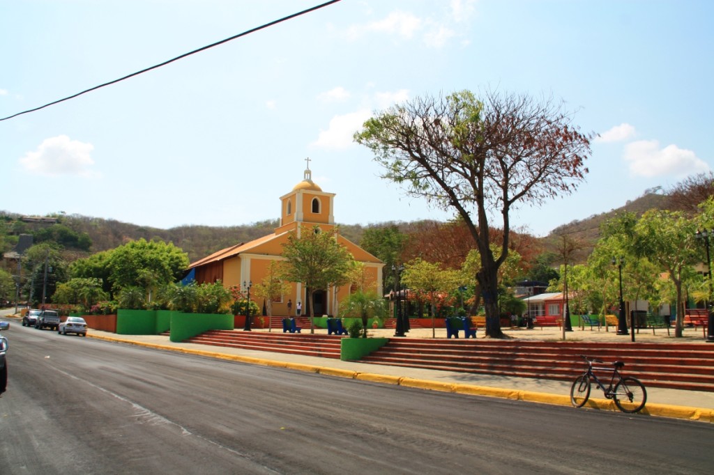 Small church in the center of San Juan del Sur.