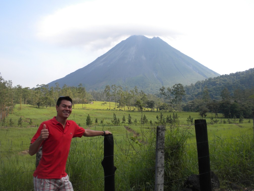 Arenal Volcano from the base of Cerro Chato.