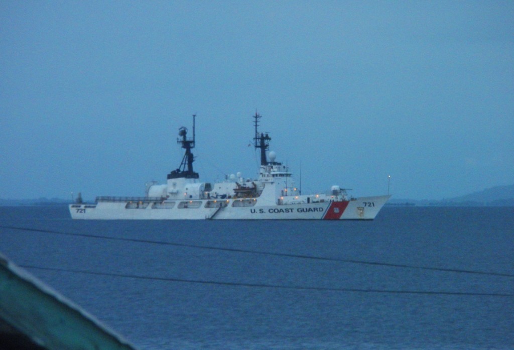 US Coast Guard as seen from our room window.